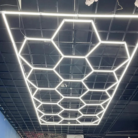 Hexagon LED panel 6000K - 4.85mx2.43m