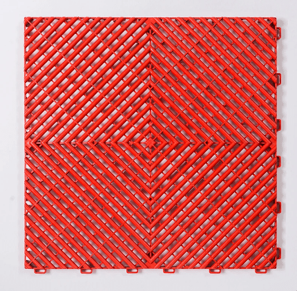 Piastrelle per pavimenti HomeHarmony 40x40x1.8 cm - Rossa