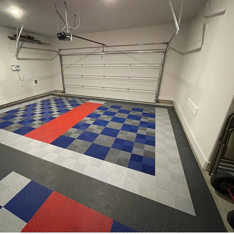 Floor Tiles HomeHarmony 40x40x1.8 cm - Red